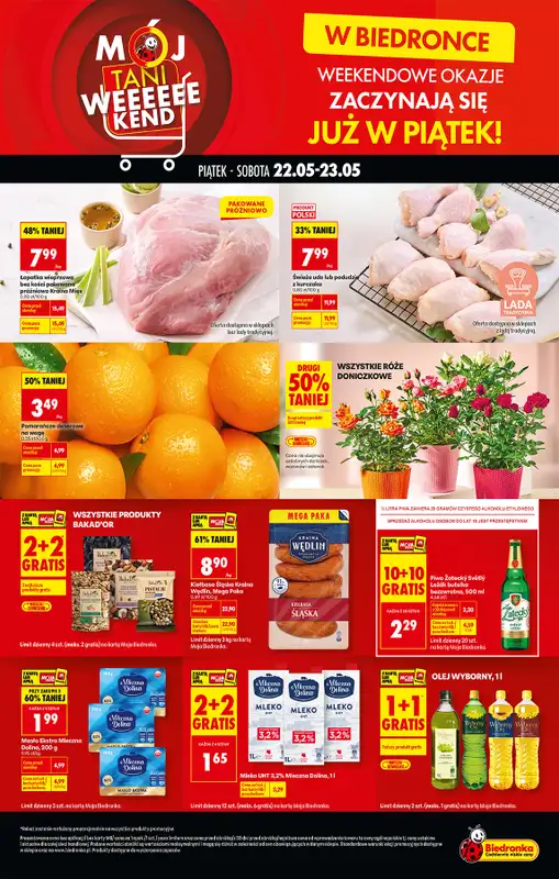 Biedronka - gazetka promocyjna Tani Weekend  