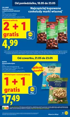 Lidl - gazetka promocyjna Oferta od czwartku od czwartku 21.05 do soboty 23.05 - strona 19