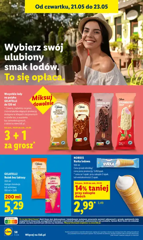Lidl - gazetka promocyjna Oferta od czwartku od czwartku 21.05 do soboty 23.05 - strona 62