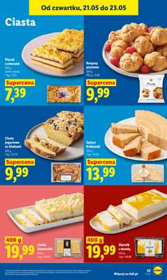 Lidl - gazetka promocyjna Oferta od czwartku od czwartku 21.05 do soboty 23.05 - strona 61
