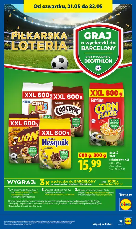 Lidl - gazetka promocyjna Oferta od czwartku od czwartku 21.05 do soboty 23.05 - strona 81
