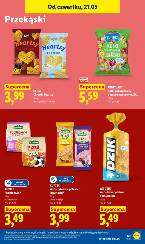 Lidl - gazetka promocyjna Oferta od czwartku od czwartku 21.05 do soboty 23.05 - strona 75