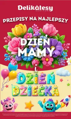 Delikatesy Centrum - gazetka promocyjna Przepisy na Dzień Mamy i Dzień Dziecka  do wtorku 02.06