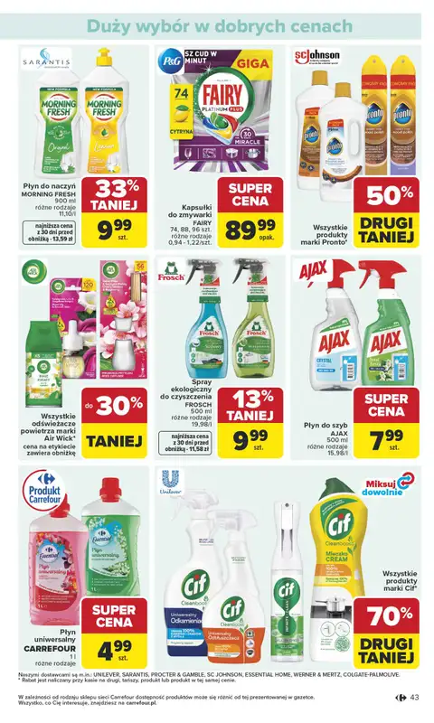 Carrefour - gazetka promocyjna Gazetka Carrefour od poniedziałku od poniedziałku 25.05 do soboty 30.05 - strona 45