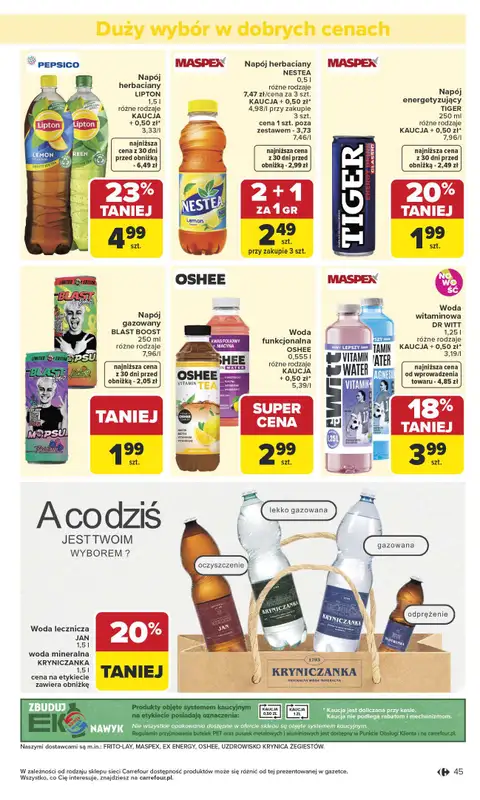 Carrefour - gazetka promocyjna Gazetka Carrefour od poniedziałku od poniedziałku 25.05 do soboty 30.05 - strona 47