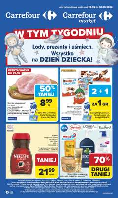 Carrefour - gazetka promocyjna Gazetka Carrefour od poniedziałku od poniedziałku 25.05 do soboty 30.05