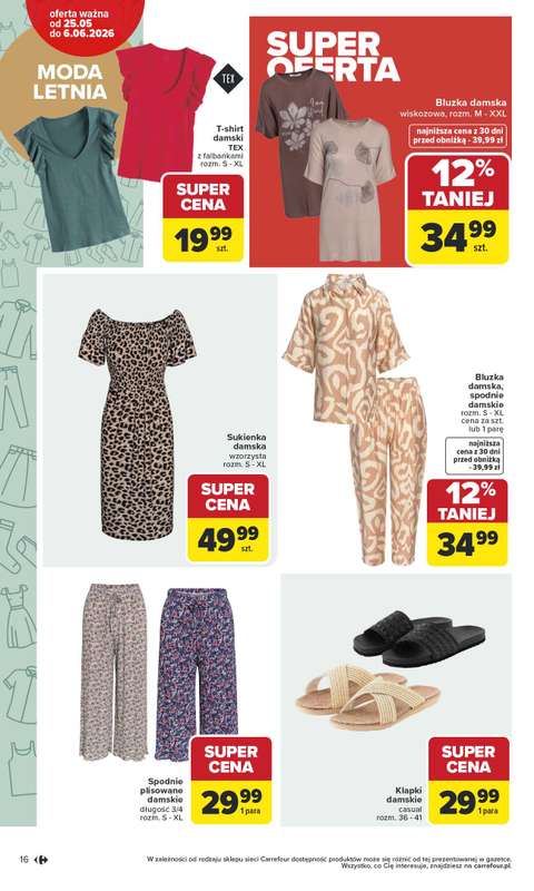 Carrefour - gazetka promocyjna Gazetka Łap super okazje od poniedziałku od poniedziałku 25.05 do soboty 06.06 - strona 16