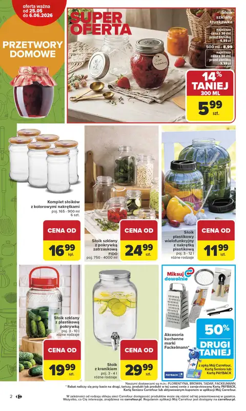 Carrefour - gazetka promocyjna Gazetka Łap super okazje od poniedziałku   - strona 2