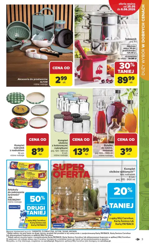 Carrefour - gazetka promocyjna Gazetka Łap super okazje od poniedziałku   - strona 3