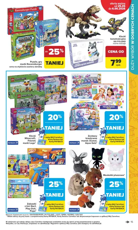 Carrefour - gazetka promocyjna Gazetka Łap super okazje od poniedziałku od poniedziałku 25.05 do soboty 06.06 - strona 15