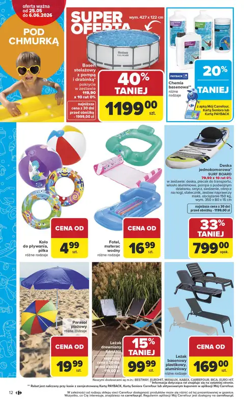 Carrefour - gazetka promocyjna Gazetka Łap super okazje od poniedziałku od poniedziałku 25.05 do soboty 06.06 - strona 12