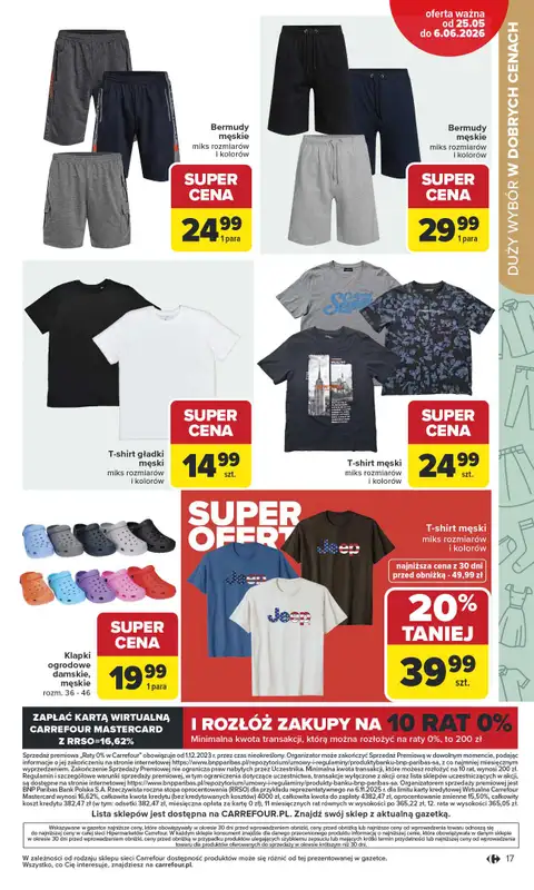Carrefour - gazetka promocyjna Gazetka Łap super okazje od poniedziałku od poniedziałku 25.05 do soboty 06.06 - strona 17