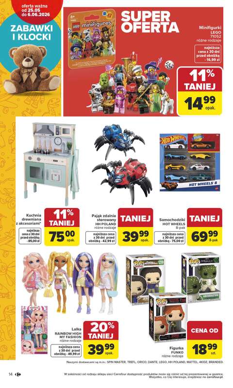 Carrefour - gazetka promocyjna Gazetka Łap super okazje od poniedziałku od poniedziałku 25.05 do soboty 06.06 - strona 14