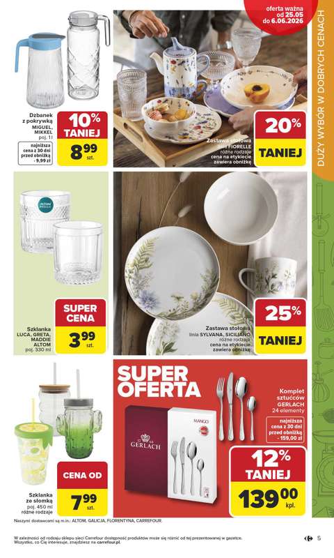 Carrefour - gazetka promocyjna Gazetka Łap super okazje od poniedziałku od poniedziałku 25.05 do soboty 06.06 - strona 5