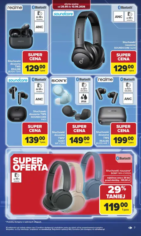Carrefour - gazetka promocyjna Gazetka Multimedia od poniedziałku od poniedziałku 25.05 do soboty 13.06 - strona 7