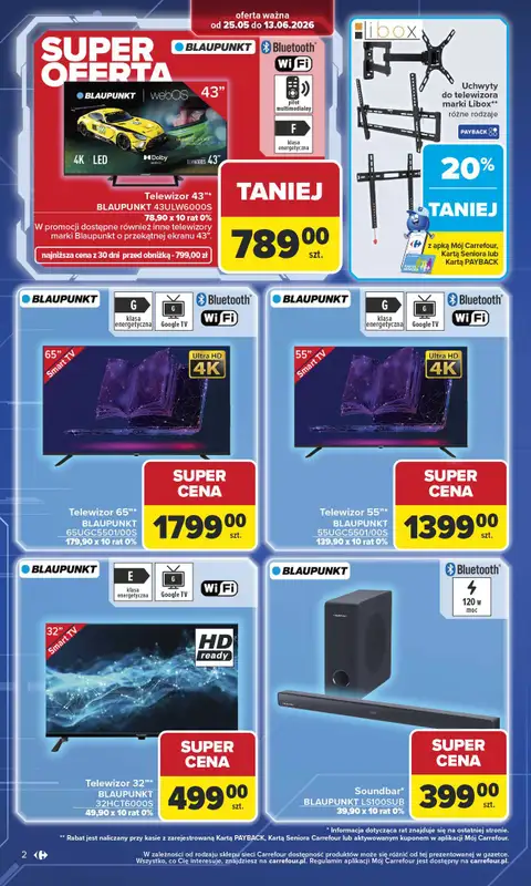 Carrefour - gazetka promocyjna Gazetka Multimedia od poniedziałku   - strona 2