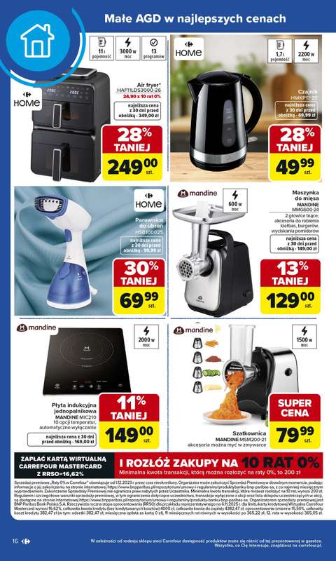 Carrefour - gazetka promocyjna Gazetka Produkt Carrefour od poniedziałku od poniedziałku 25.05 do soboty 06.06 - strona 16