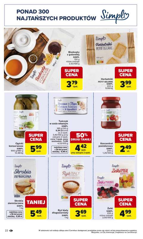 Carrefour - gazetka promocyjna Gazetka Produkt Carrefour od poniedziałku od poniedziałku 25.05 do soboty 06.06 - strona 22