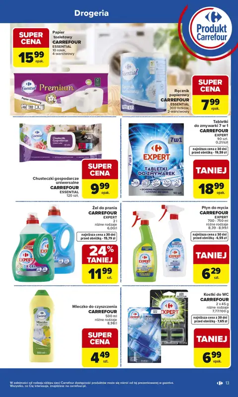 Carrefour - gazetka promocyjna Gazetka Produkt Carrefour od poniedziałku od poniedziałku 25.05 do soboty 06.06 - strona 13