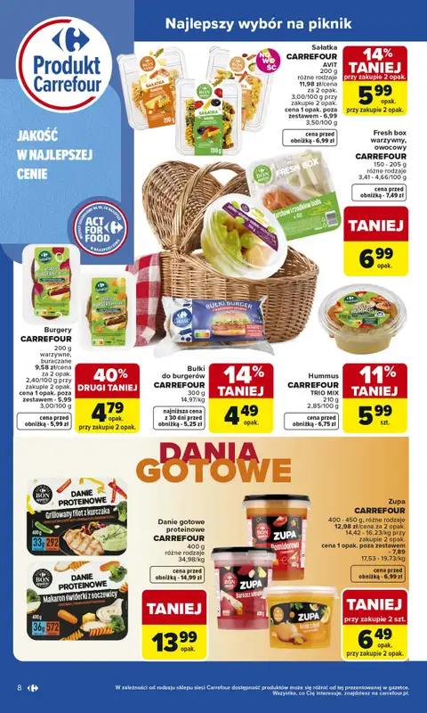 Carrefour - gazetka promocyjna Gazetka Produkt Carrefour od poniedziałku od poniedziałku 25.05 do soboty 06.06 - strona 8