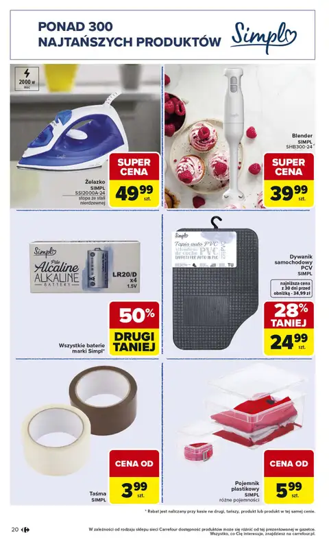 Carrefour - gazetka promocyjna Gazetka Produkt Carrefour od poniedziałku od poniedziałku 25.05 do soboty 06.06 - strona 20
