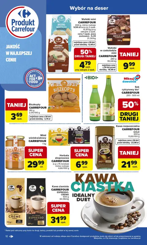 Carrefour Market - gazetka promocyjna Gazetka Produkt Carrefour od poniedziałku od poniedziałku 25.05 do soboty 06.06 - strona 10
