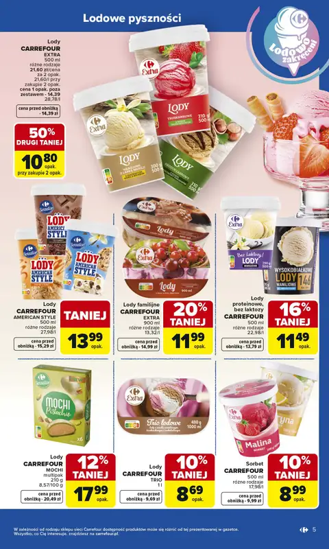 Carrefour Market - gazetka promocyjna Gazetka Produkt Carrefour od poniedziałku od poniedziałku 25.05 do soboty 06.06 - strona 5