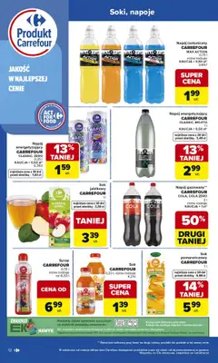Carrefour Market - gazetka promocyjna Gazetka Produkt Carrefour od poniedziałku od poniedziałku 25.05 do soboty 06.06 - strona 12