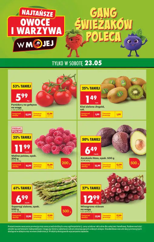 Biedronka - gazetka promocyjna Najtańsza sobota   - strona 2