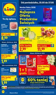 Lidl - gazetka promocyjna Oferta od poniedziałku od poniedziałku 25.05 do środy 27.05