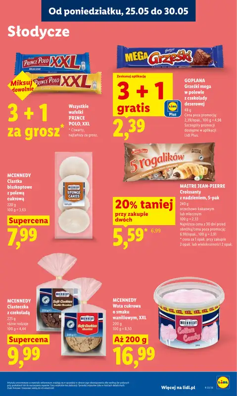 Lidl - gazetka promocyjna Oferta od poniedziałku od poniedziałku 25.05 do środy 27.05 - strona 63