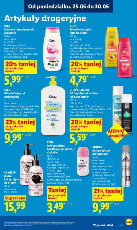 Lidl - gazetka promocyjna Oferta od poniedziałku od poniedziałku 25.05 do środy 27.05 - strona 91