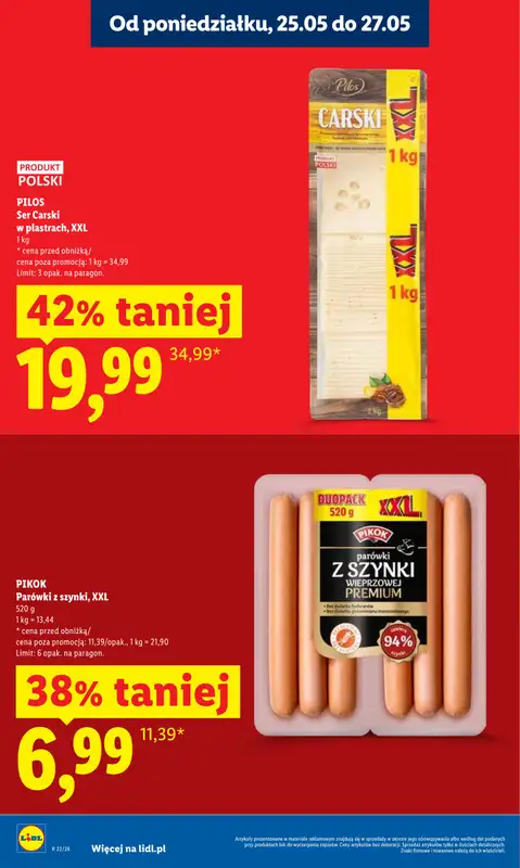 Lidl - gazetka promocyjna Oferta od poniedziałku od poniedziałku 25.05 do środy 27.05 - strona 16