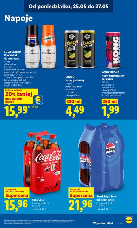Lidl - gazetka promocyjna Oferta od poniedziałku od poniedziałku 25.05 do środy 27.05 - strona 71
