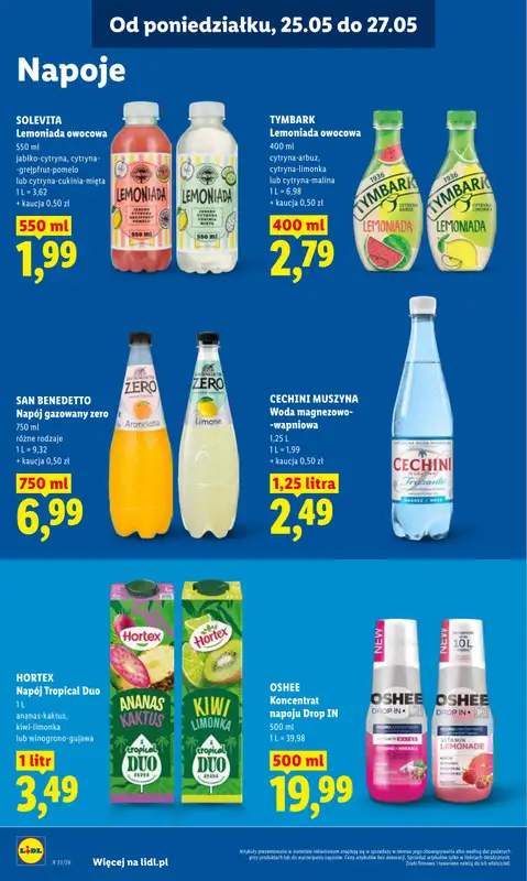 Lidl - gazetka promocyjna Oferta od poniedziałku od poniedziałku 25.05 do środy 27.05 - strona 72
