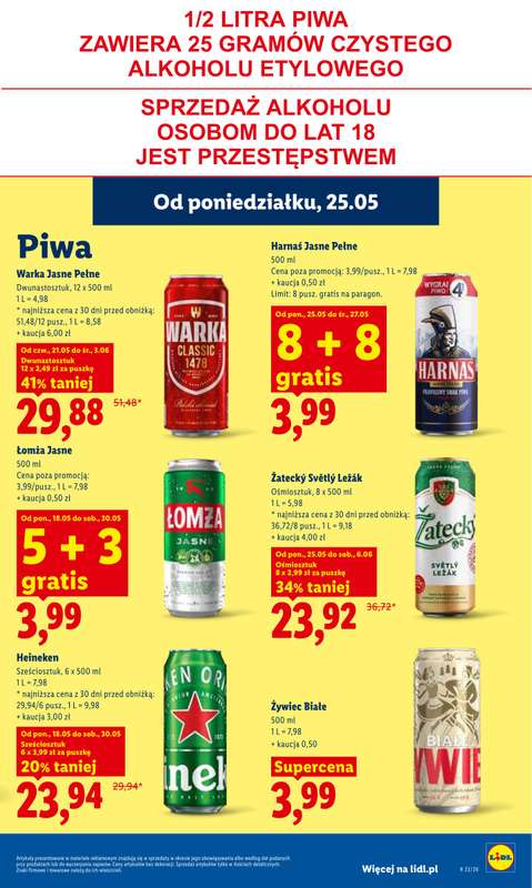 Lidl - gazetka promocyjna Oferta od poniedziałku od poniedziałku 25.05 do środy 27.05 - strona 73