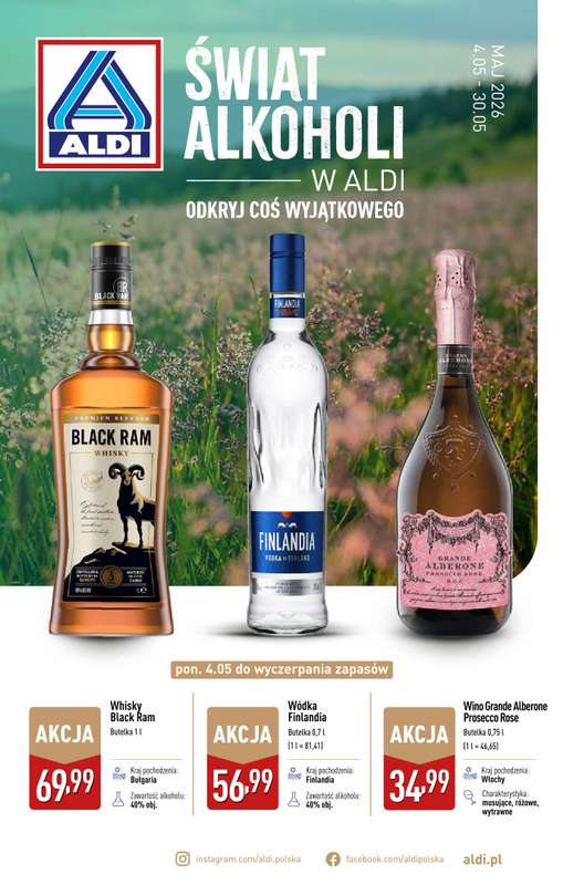 Aldi - gazetka promocyjna Świat alkoholi od poniedziałku 04.05 do soboty 30.05