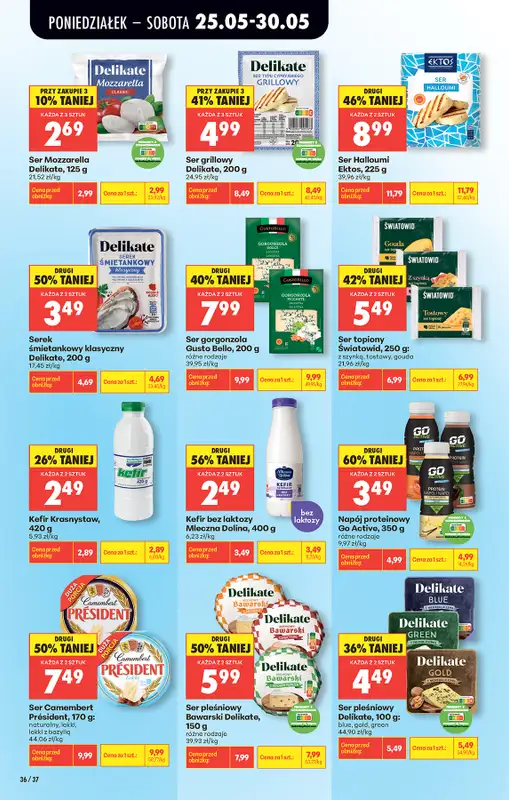 Biedronka - gazetka promocyjna Od poniedziałku od poniedziałku 25.05 do soboty 30.05 - strona 38