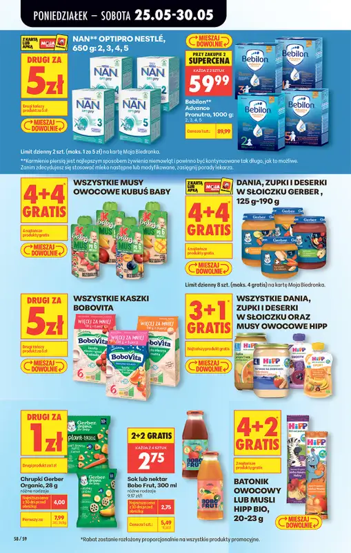 Biedronka - gazetka promocyjna Od poniedziałku od poniedziałku 25.05 do soboty 30.05 - strona 60