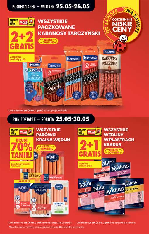 Biedronka - gazetka promocyjna Od poniedziałku, Z ladą tradycyjną od poniedziałku 25.05 do soboty 30.05 - strona 5