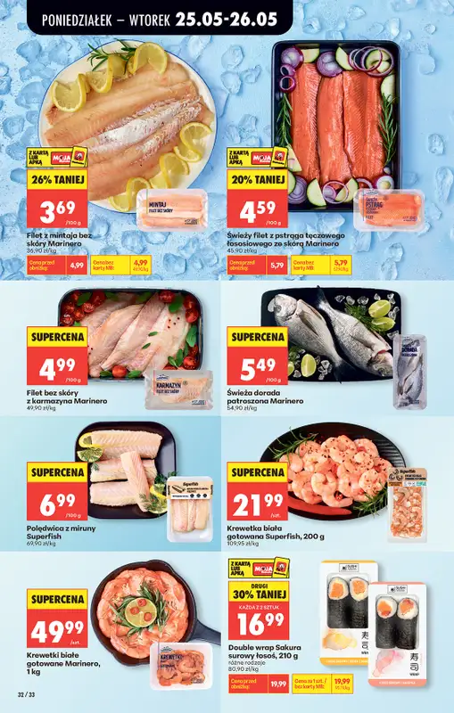 Biedronka - gazetka promocyjna Od poniedziałku, Z ladą tradycyjną od poniedziałku 25.05 do soboty 30.05 - strona 34