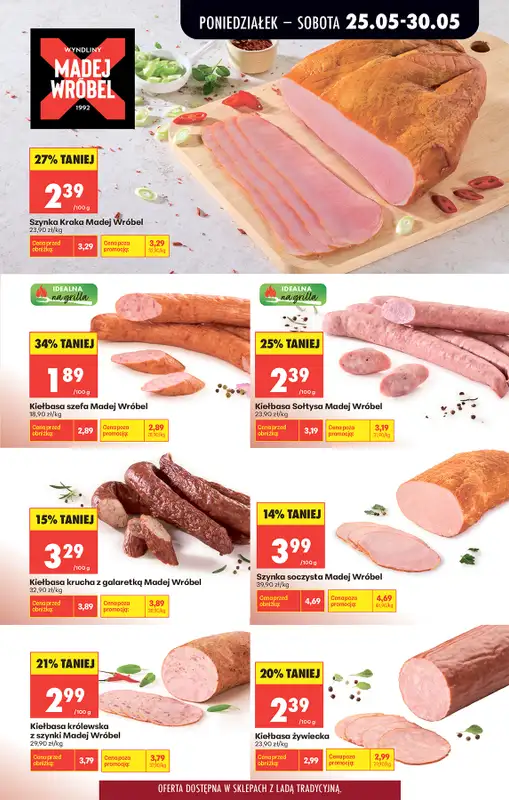 Biedronka - gazetka promocyjna Od poniedziałku, Z ladą tradycyjną od poniedziałku 25.05 do soboty 30.05 - strona 31