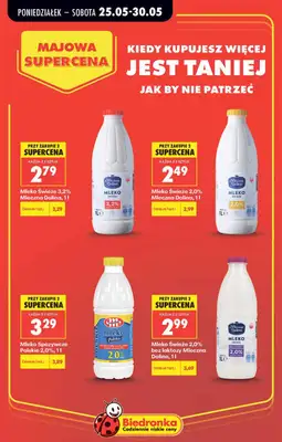 Biedronka - gazetka promocyjna Majowa supercena od poniedziałku 25.05 do soboty 30.05