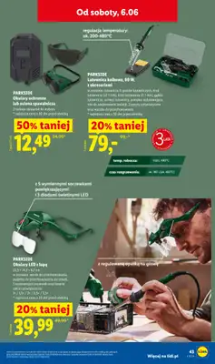 Lidl - gazetka promocyjna Katalog od poniedziałku 01.06 do soboty 06.06 - strona 47
