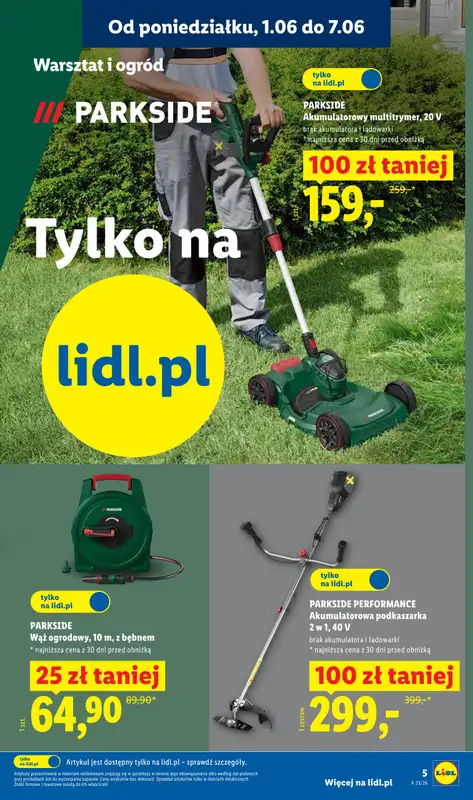 Lidl - gazetka promocyjna Katalog od poniedziałku 01.06 do soboty 06.06 - strona 5