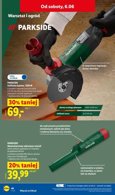 Lidl - gazetka promocyjna Katalog od poniedziałku 01.06 do soboty 06.06 - strona 44