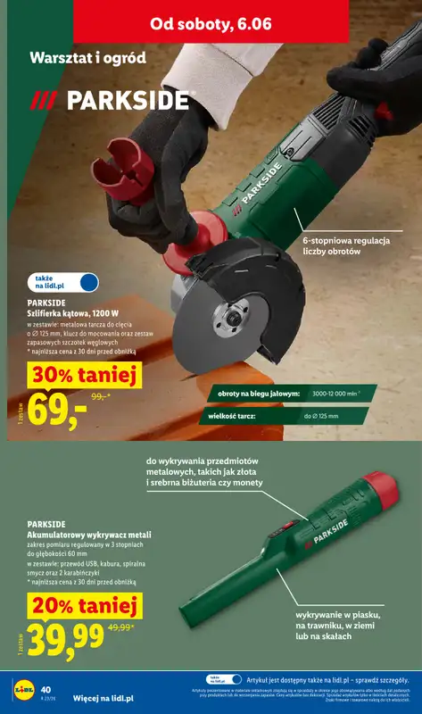 Lidl - gazetka promocyjna Katalog od poniedziałku 01.06 do soboty 06.06 - strona 44