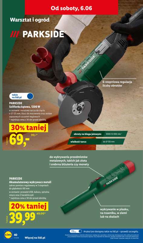 Lidl - gazetka promocyjna Katalog od poniedziałku 01.06 do soboty 06.06 - strona 44
