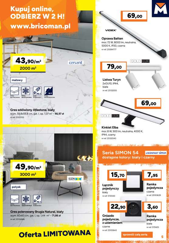 Bricoman - gazetka promocyjna Gazetka od poniedziałku 25.05 do niedzieli 21.06 - strona 5