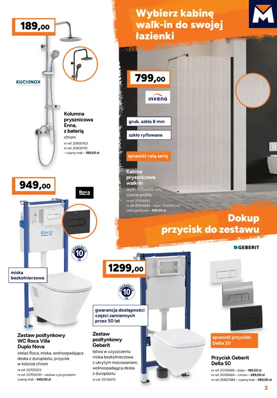 Bricoman - gazetka promocyjna Gazetka od poniedziałku 25.05 do niedzieli 21.06 - strona 3